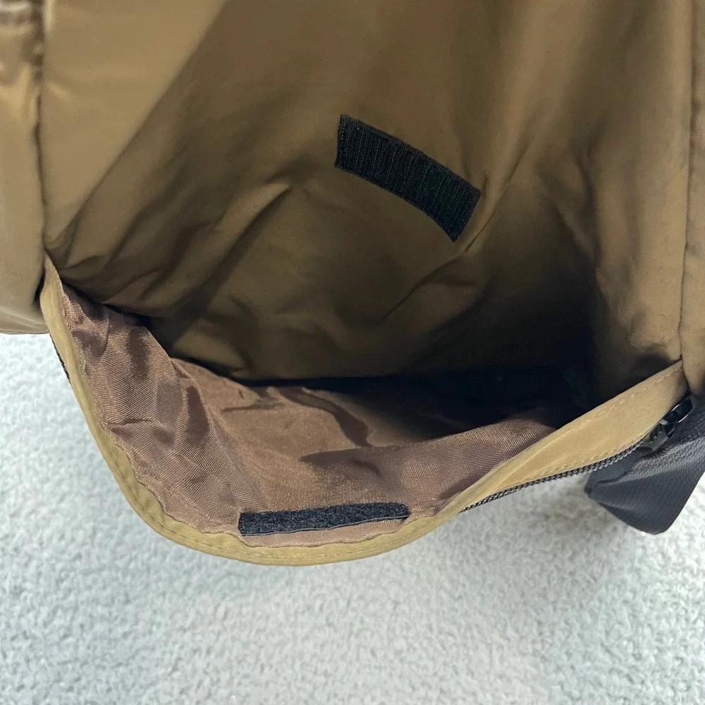 L.L. Bean 0GA32 Crossbody Brown AmeriBag Healthy Back Bag Sling Travel Backpack